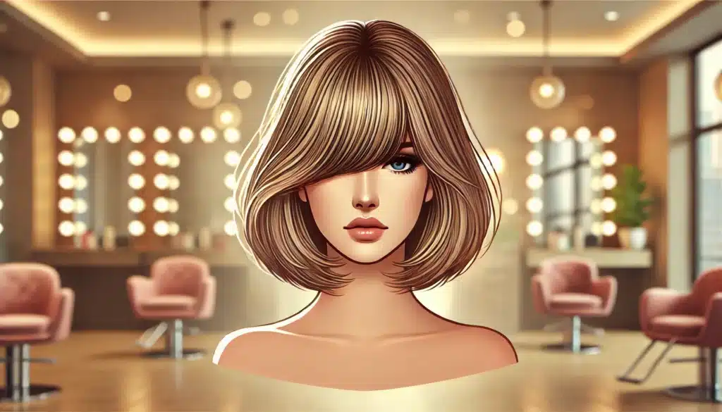 Layered bangs for square face shape from Boys and Girls Hairstyles