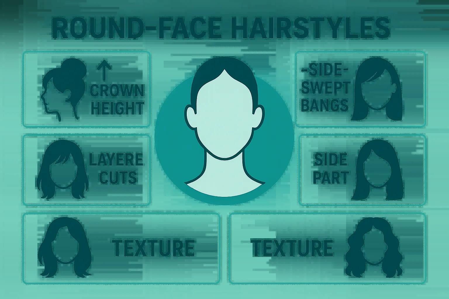 Hairstyles for Round Face